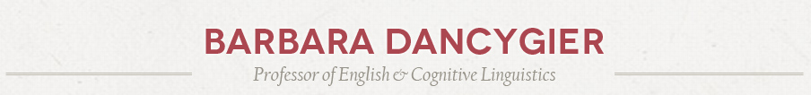 Barbara Dancygier, Professor of English & Cognitive Linguistics
